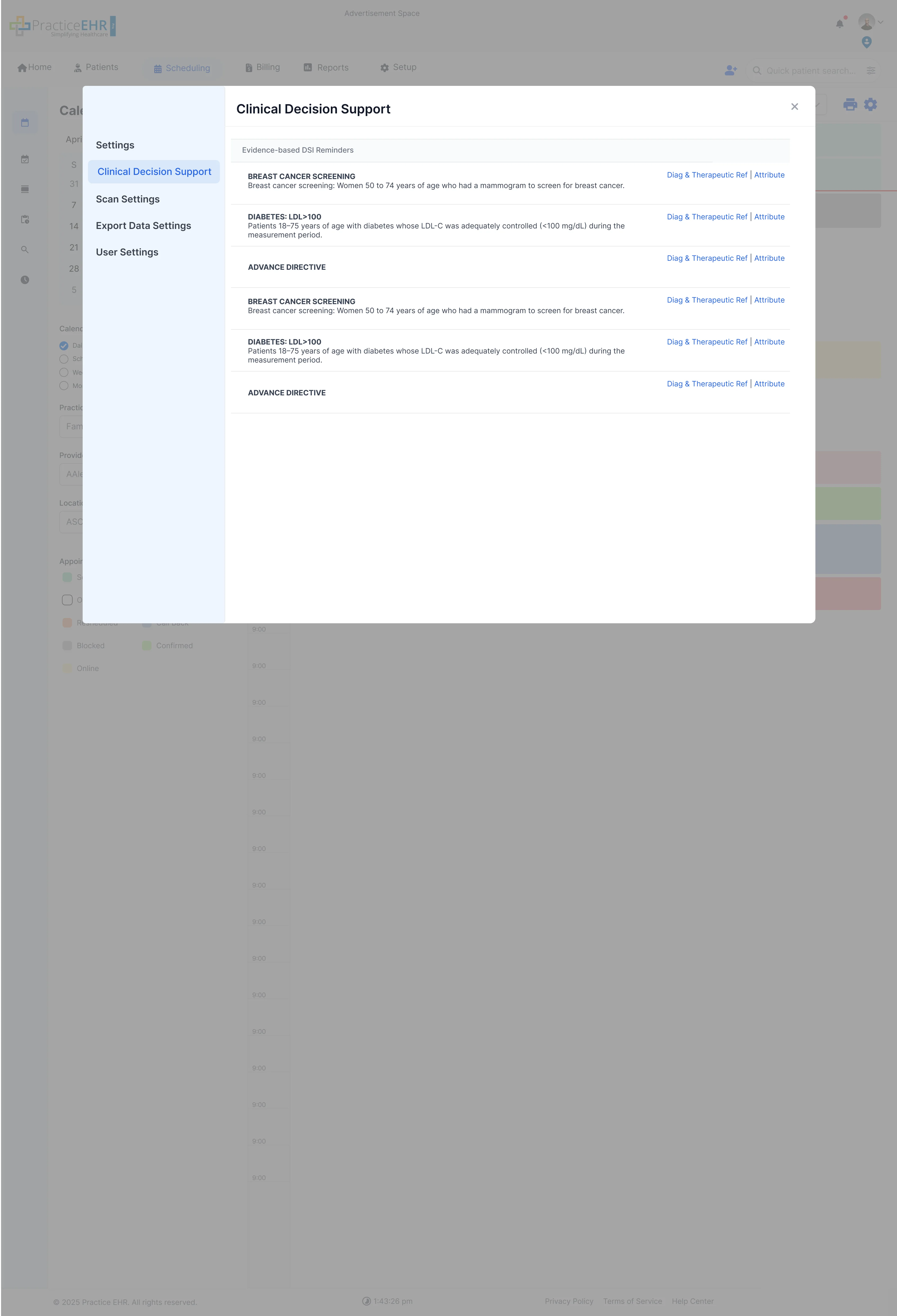 Clinical Decision Screen 7